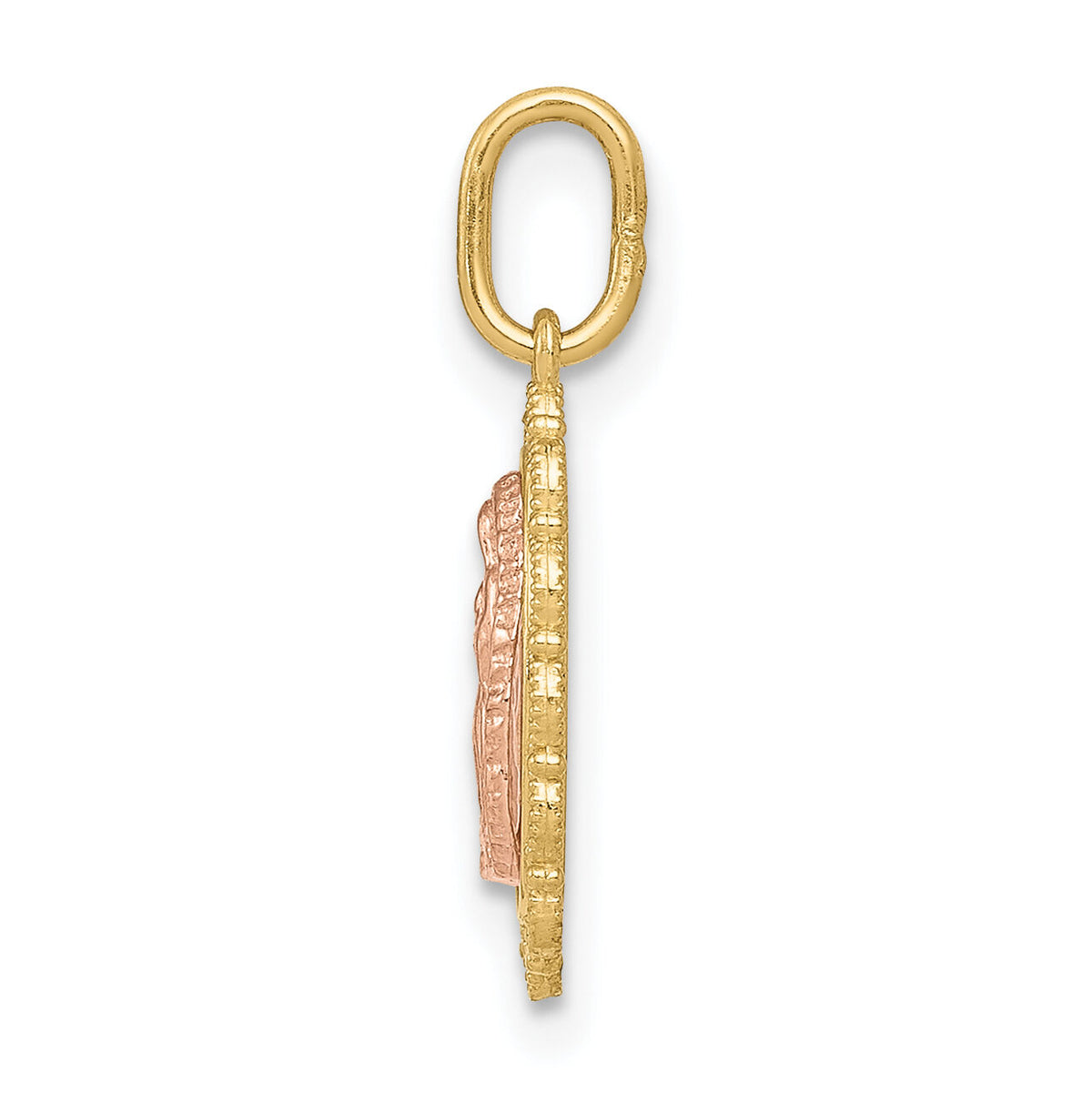 14k Two-tone Guadalupe Pendant-XR1252