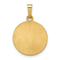 14k Polished and Satin St. Anthony Medal Hollow Pendant-XR1287