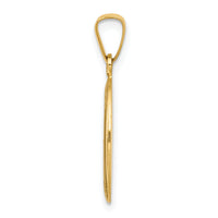 14k Polished and Satin St. Anthony Medal Hollow Pendant-XR1288