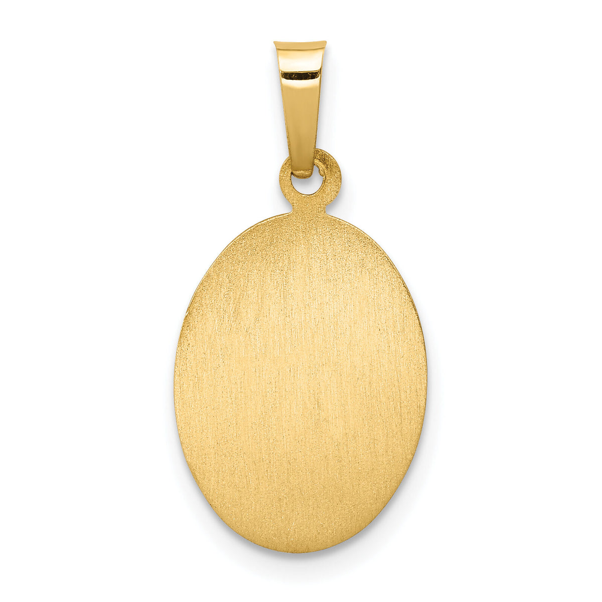 14k Polished and Satin St. Anthony Medal Hollow Pendant-XR1288