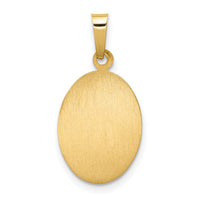 14k Polished and Satin St. Anthony Medal Hollow Pendant-XR1288