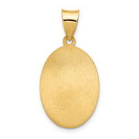 14k Polished and Satin St. Anthony Medal Hollow Pendant-XR1289