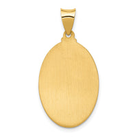 14k Polished and Satin St. Anthony Medal Hollow Pendant-XR1291