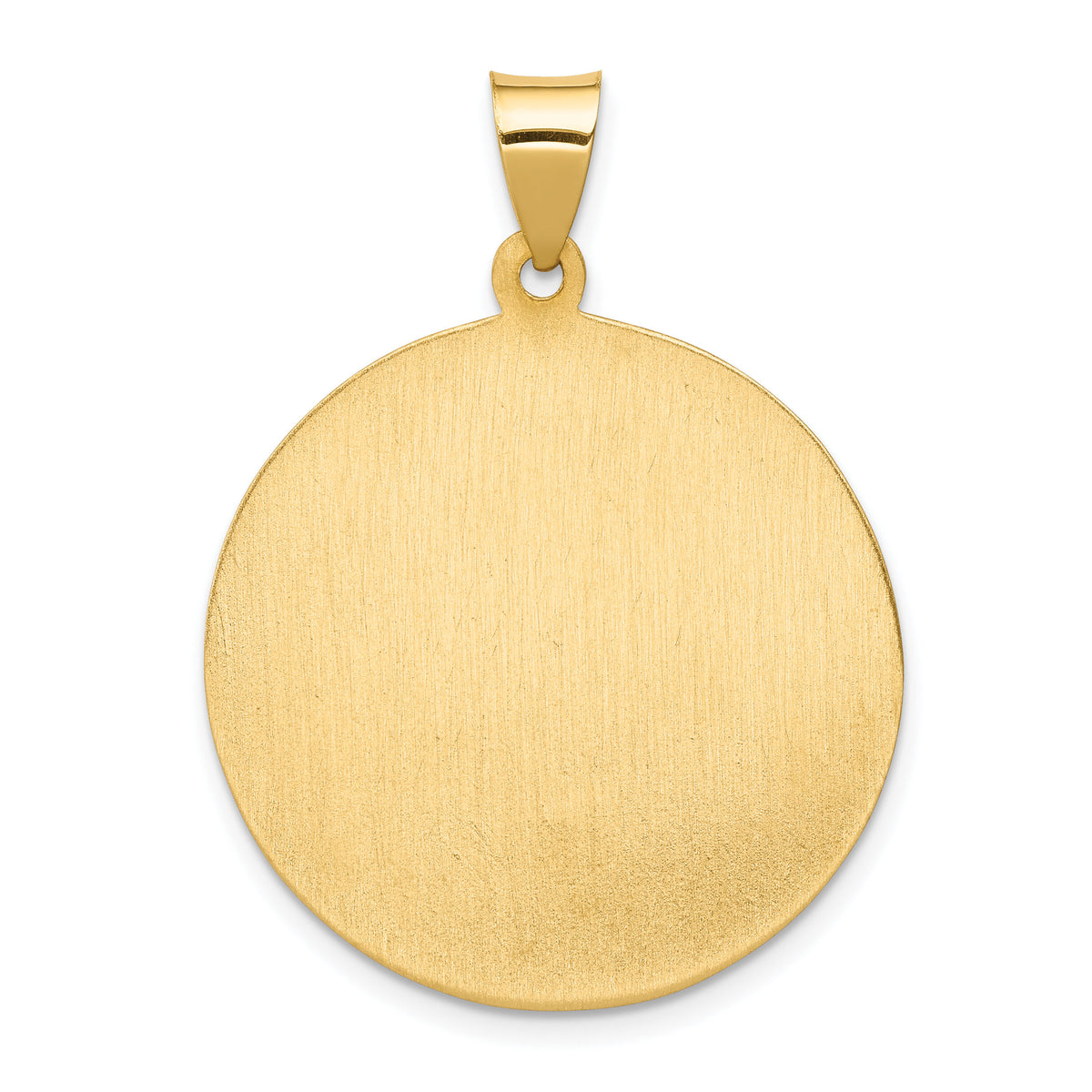 14k Polished and Satin St. Anthony Medal Hollow Pendant-XR1293