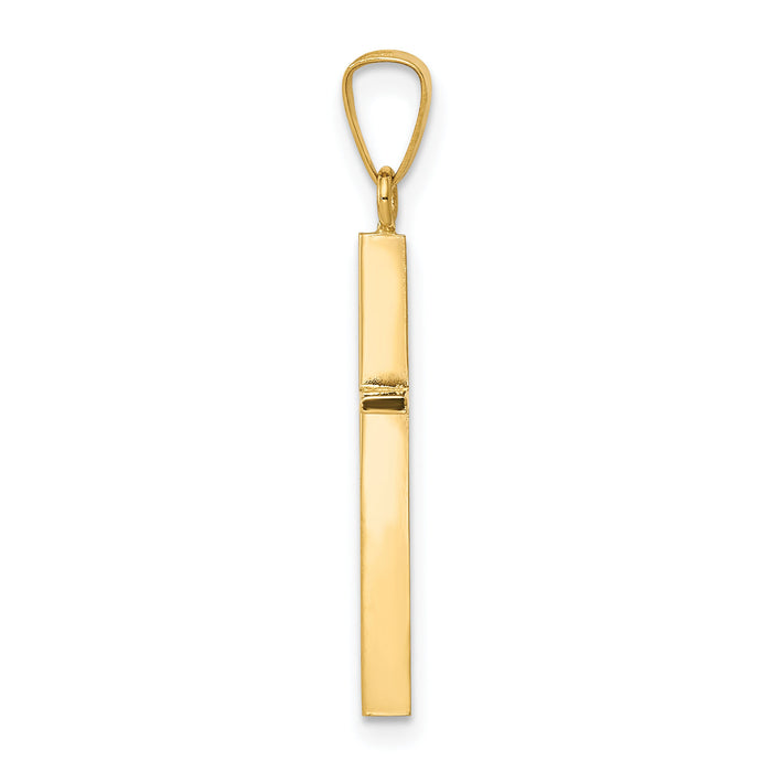14k Cross Pendant-XR130