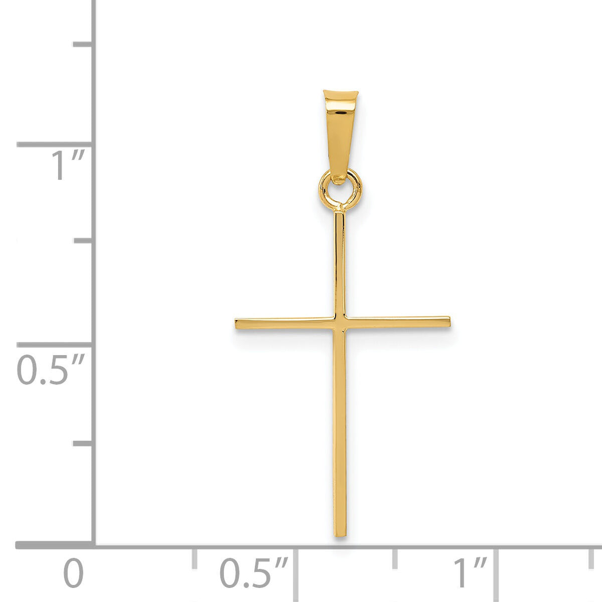 14k Cross Pendant-XR130