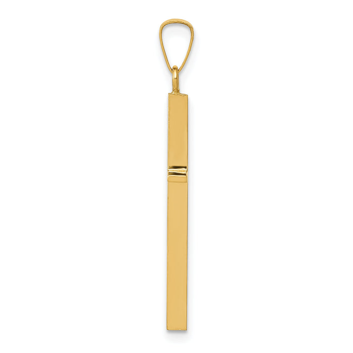 14k Cross Pendant-XR131