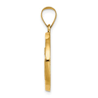 14k Polished and Satin St Gabriel Medal Hollow Pendant-XR1327