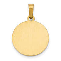 14k Polished and Satin St Gerard Medal Hollow Pendant-XR1330