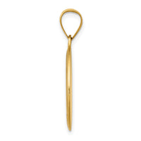14k Polished and Satin St Joseph Medal Hollow Pendant-XR1344