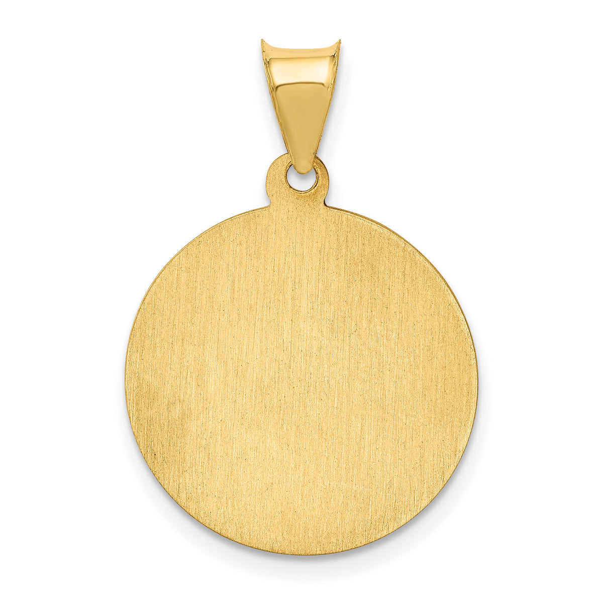14k Polished and Satin St Peter Medal Hollow Pendant-XR1380