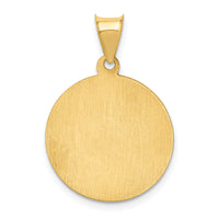 14k Polished and Satin St Peter Medal Hollow Pendant-XR1380