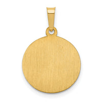 14k Polished and Satin St Peter Medal Hollow Pendant-XR1381