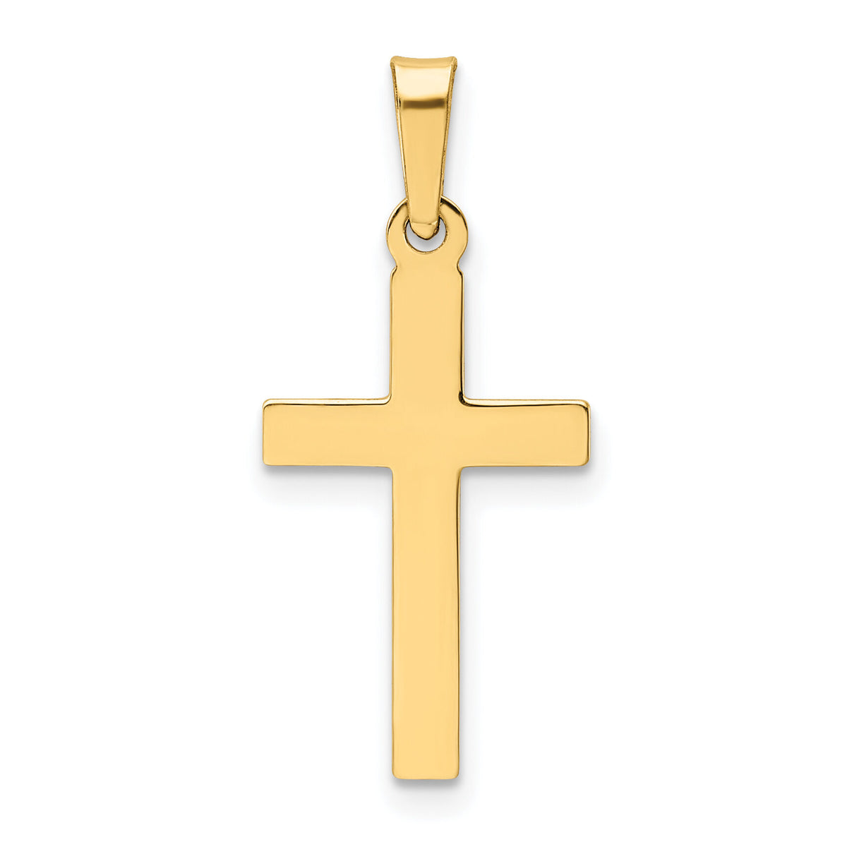 14k Polished Latin Cross Pendant-XR1413