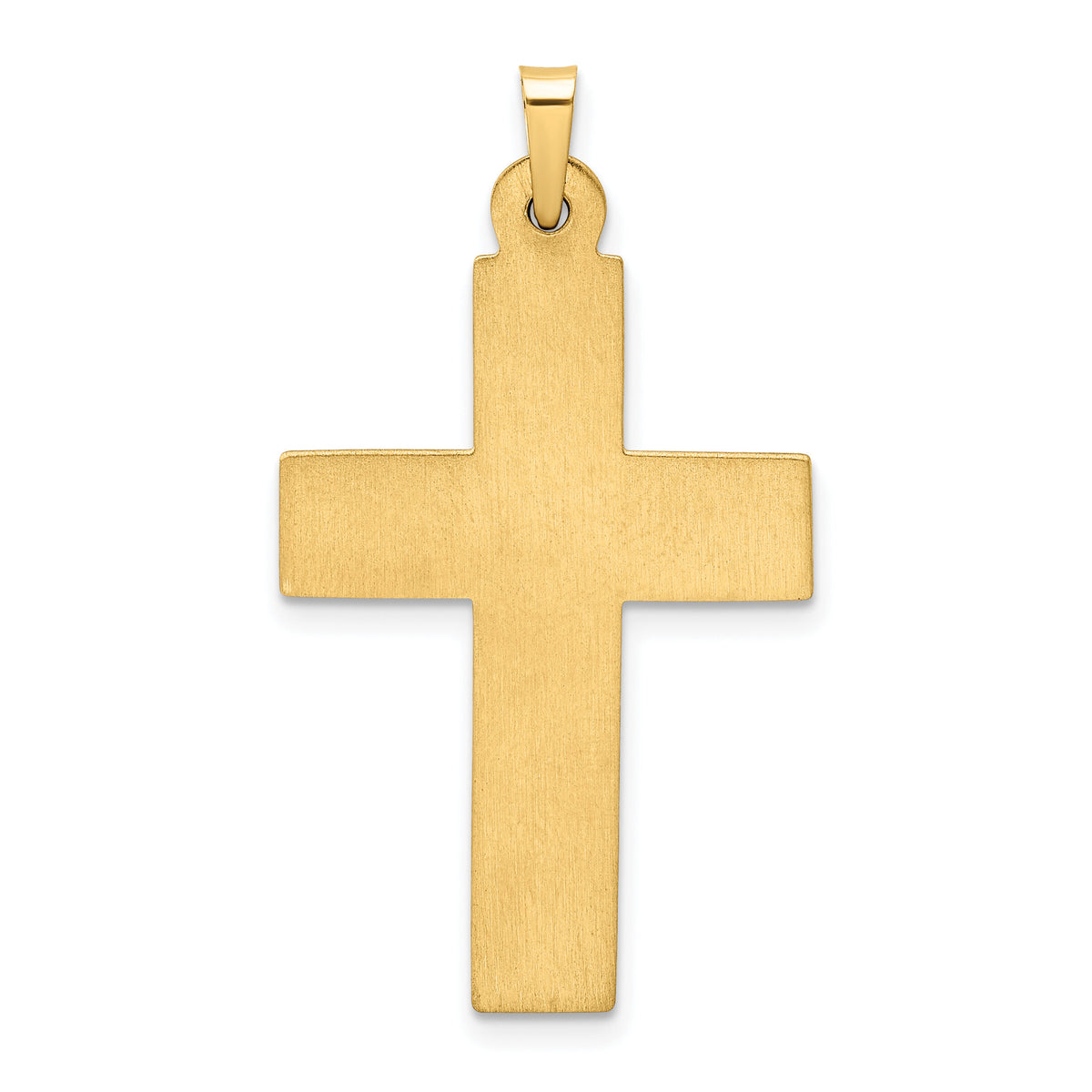 14k Polished Filigree Cross Pendant-XR1420