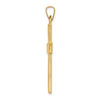 14k Polished Latin Cross Pendant-XR1433
