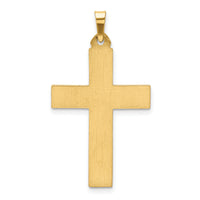 14k Polished Latin Cross Pendant-XR1433