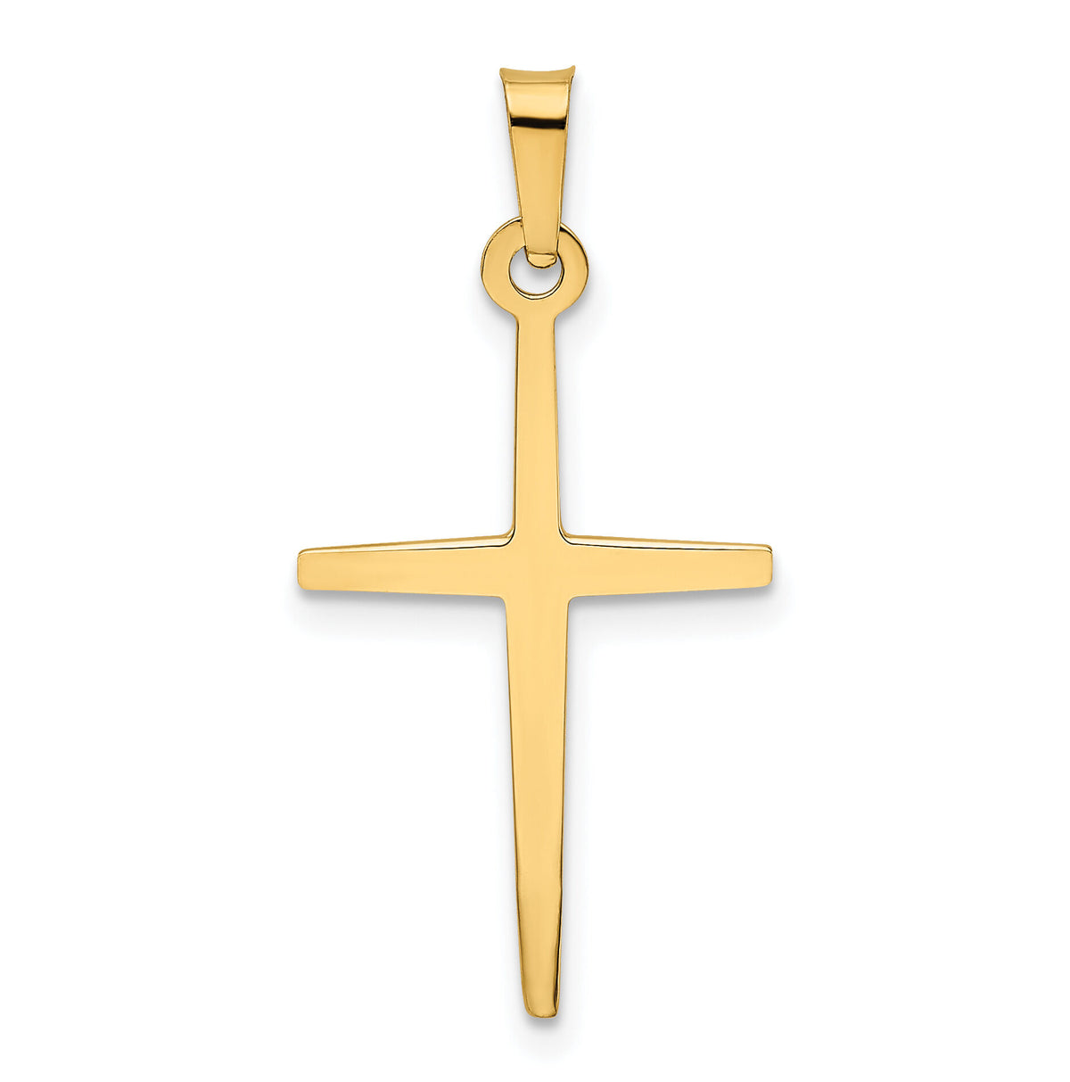 14k Polished Latin Cross Pendant-XR1484