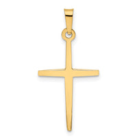 14k Polished Latin Cross Pendant-XR1484