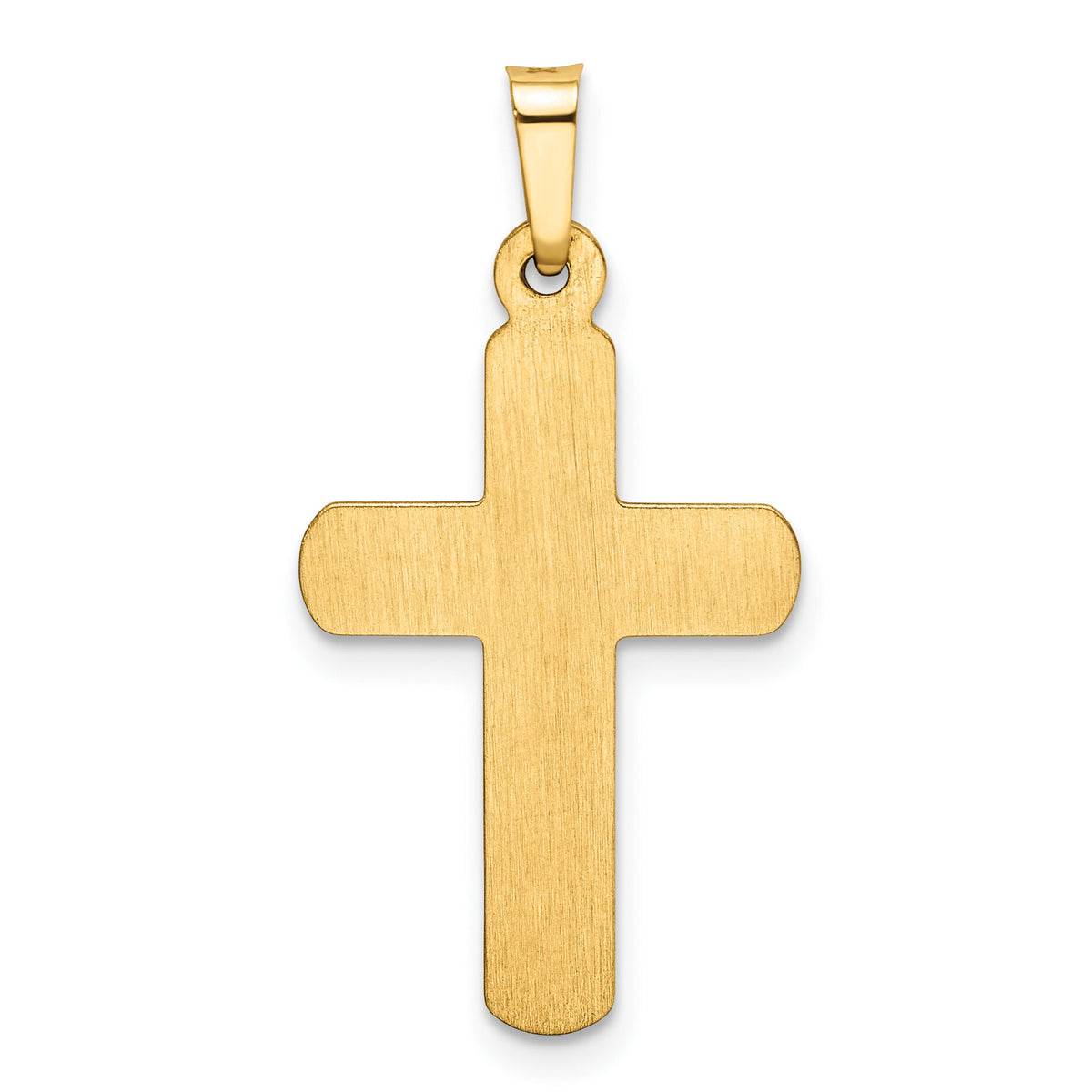 14k Satin Latin Cross Pendant-XR1559