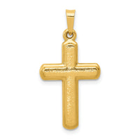 14k Satin Latin Cross Pendant-XR1559