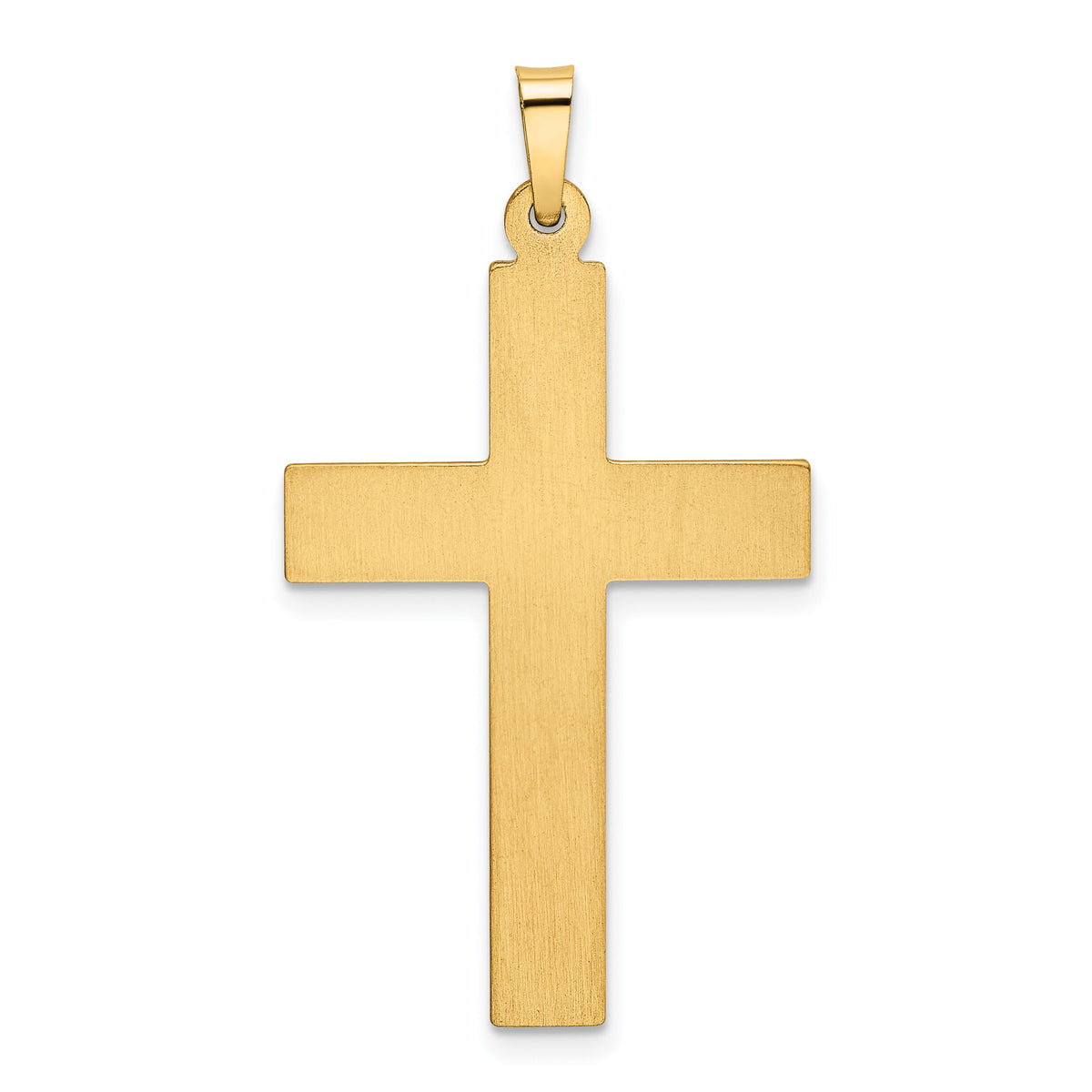 14k Polished Cross Pendant-XR1564