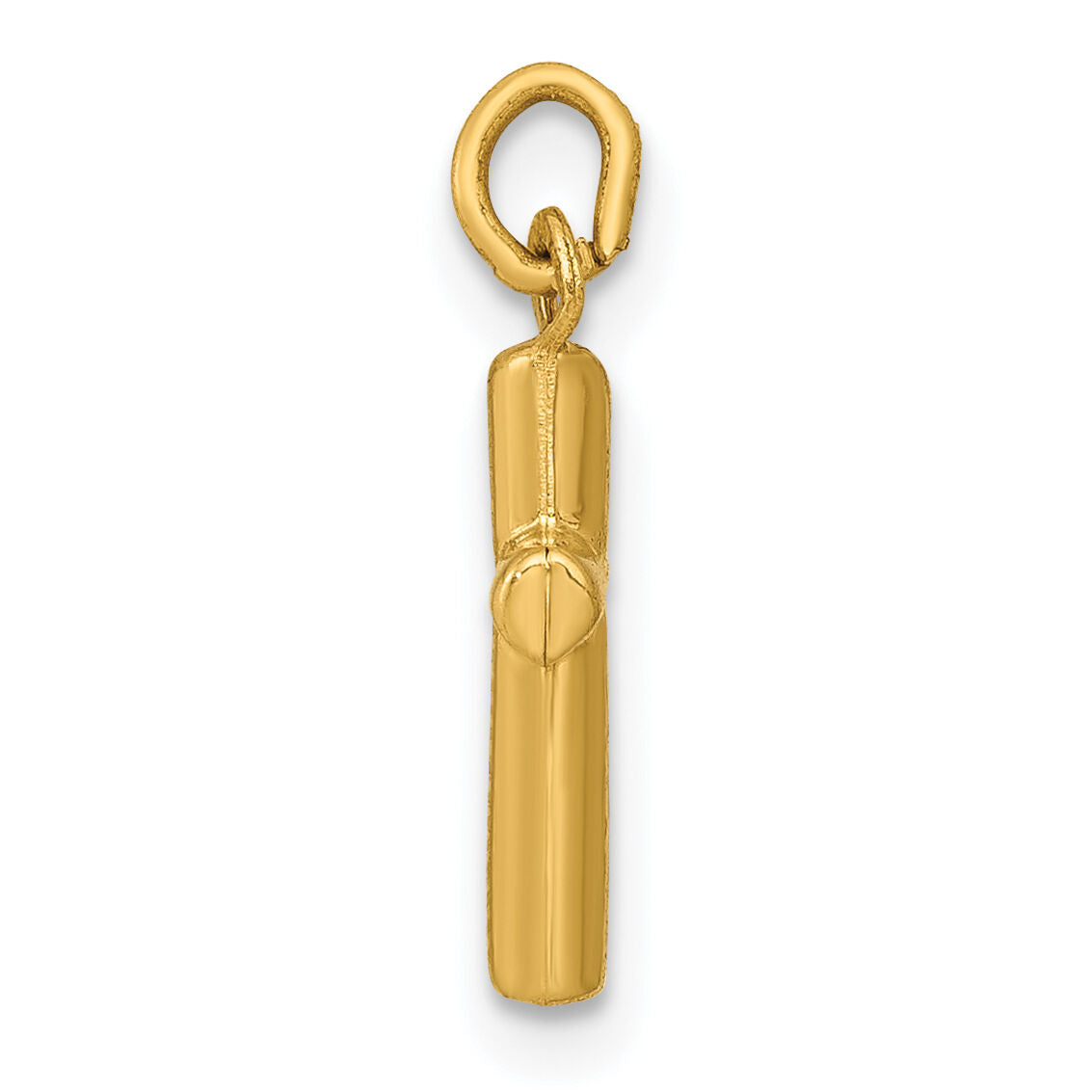 14k Polished Cross Pendant-XR1580