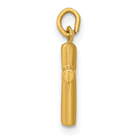 14k Polished Cross Pendant-XR1580