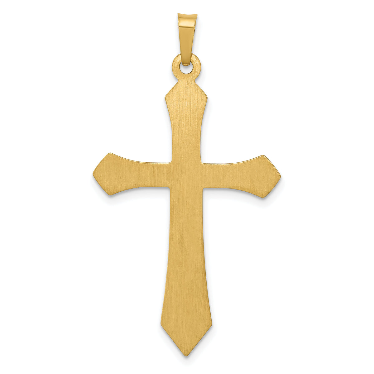 14k Polished Passion Cross Pendant-XR1616