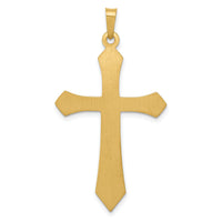 14k Polished Passion Cross Pendant-XR1616