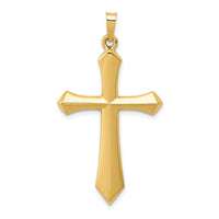 14k Polished Passion Cross Pendant-XR1616