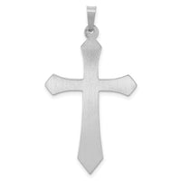 14K White Gold Polished Passion Cross Pendant-XR1617