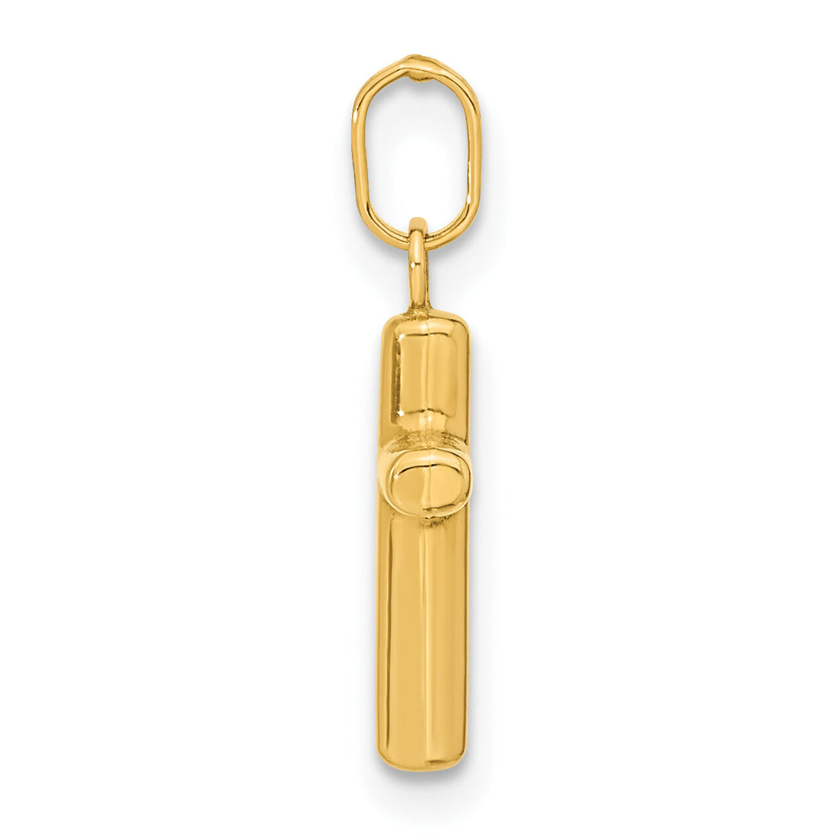 14k Hollow Cross Pendant-XR165