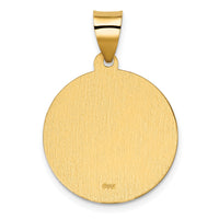 14K Polished / Satin Hollow Spanish St. Jude Thaddeus Medal-XR1690