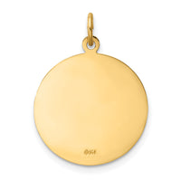 14k Solid Polished/Satin Medium St. Florian Medal-XR1712