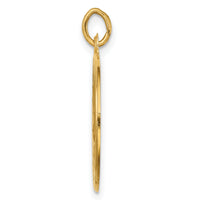 14k Solid Polished/Satin Small Round St. Joseph Medal-XR1810