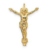 14k Polished Solid Risen Christ Chain Slide-XR1895