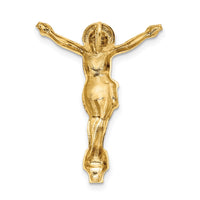 14k Polished Solid Risen Christ Chain Slide-XR1897