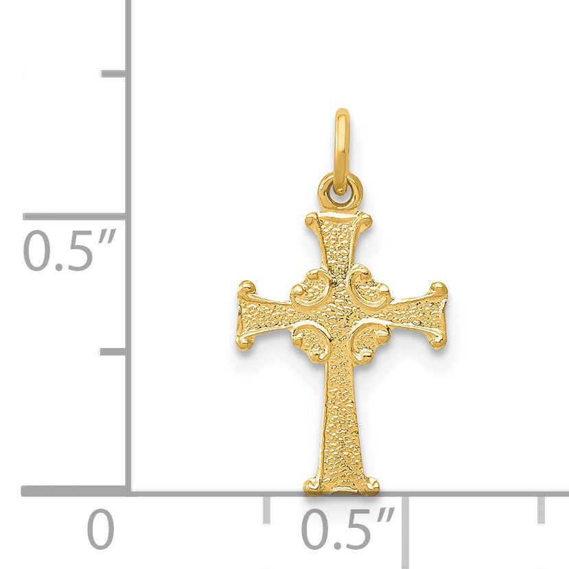 14k Celtic Cross Charm-XR194