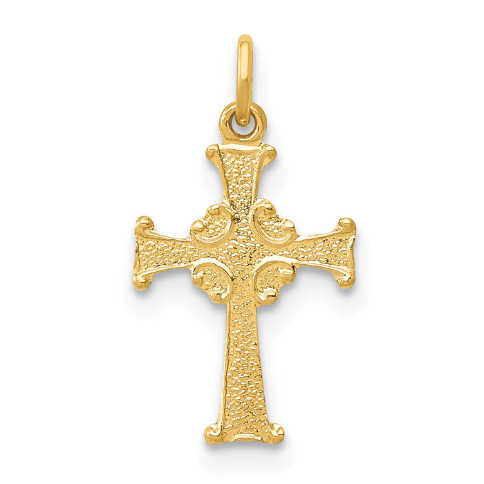 14k Celtic Cross Charm-XR194