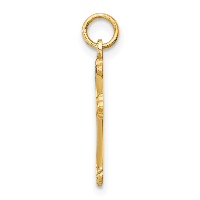 14k Cross Charm-XR198