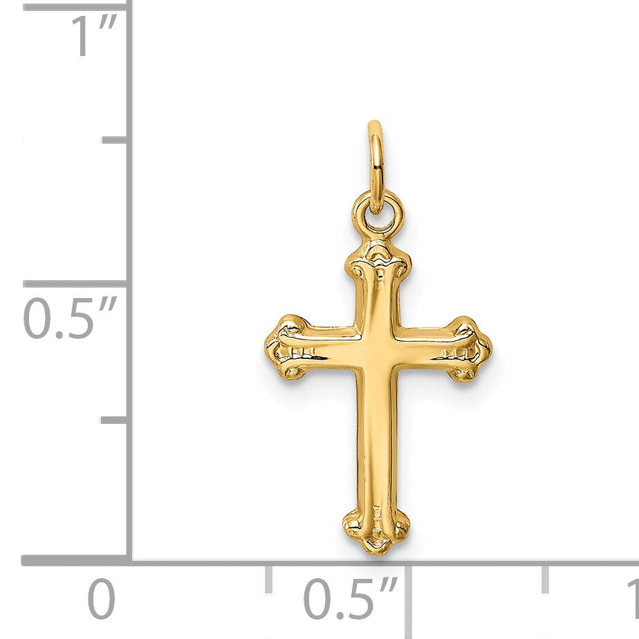 14k Cross Charm-XR198