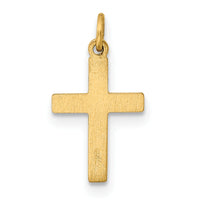 14k Small Cross Charm-XR199