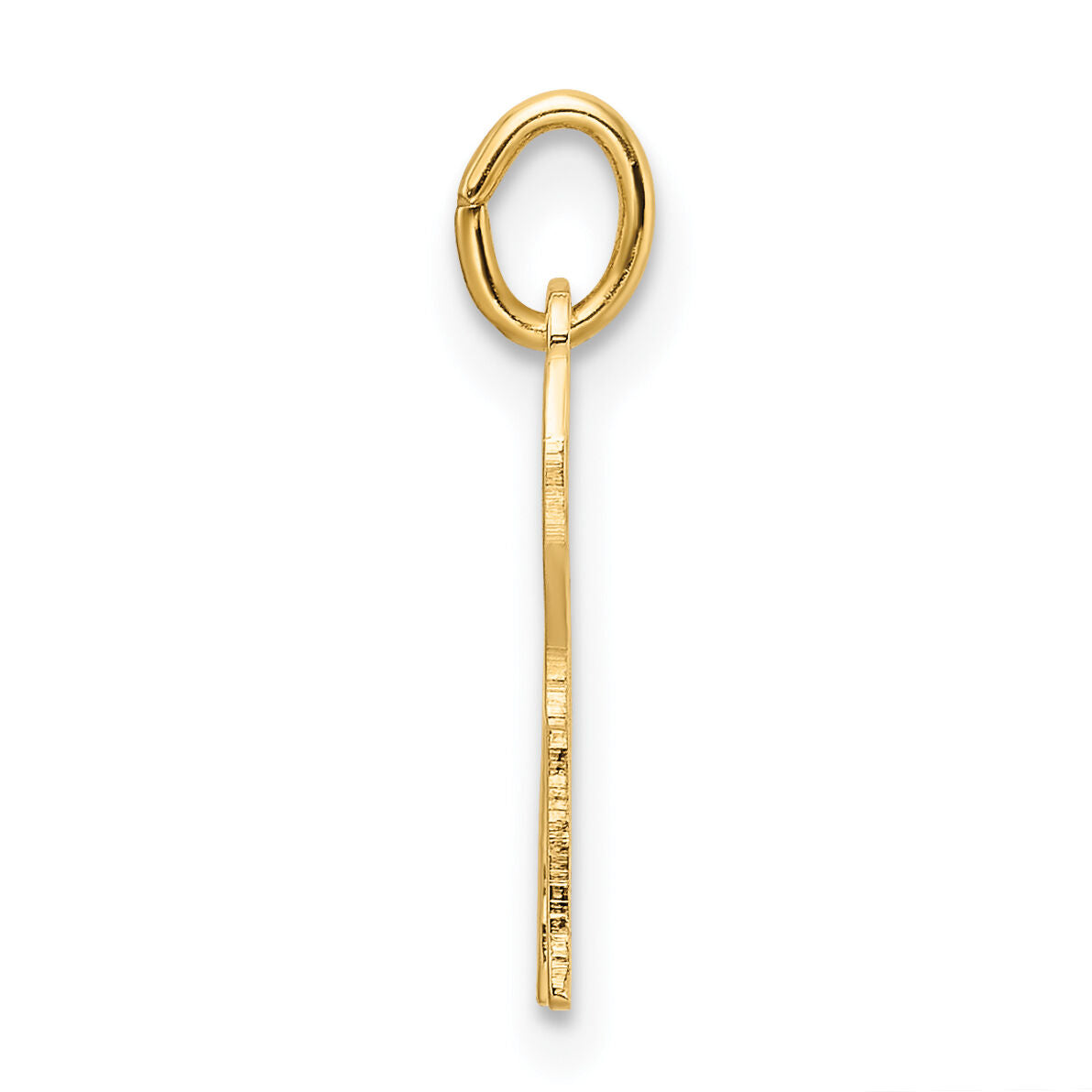 14k Polished Solid Chai Symbol Outline Pendant-XR1997