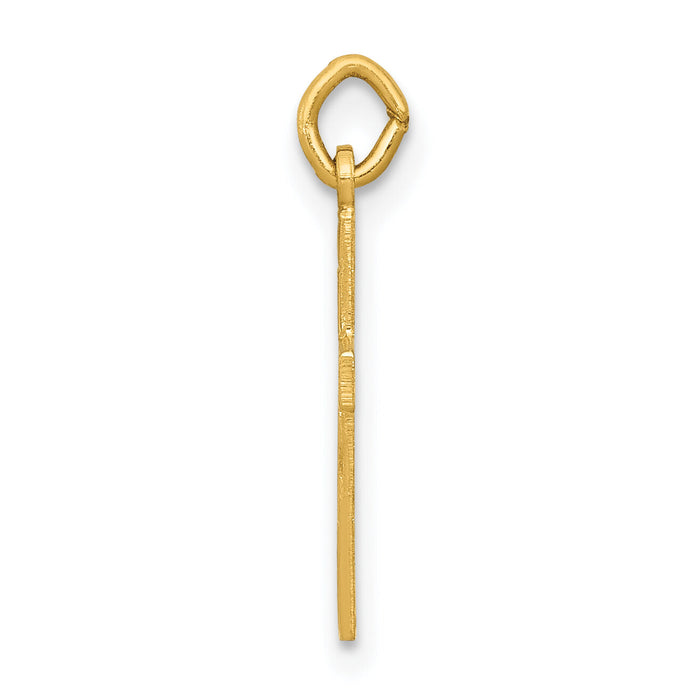 14k Small Cross Charm-XR204