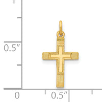 14k Small Cross Charm-XR204