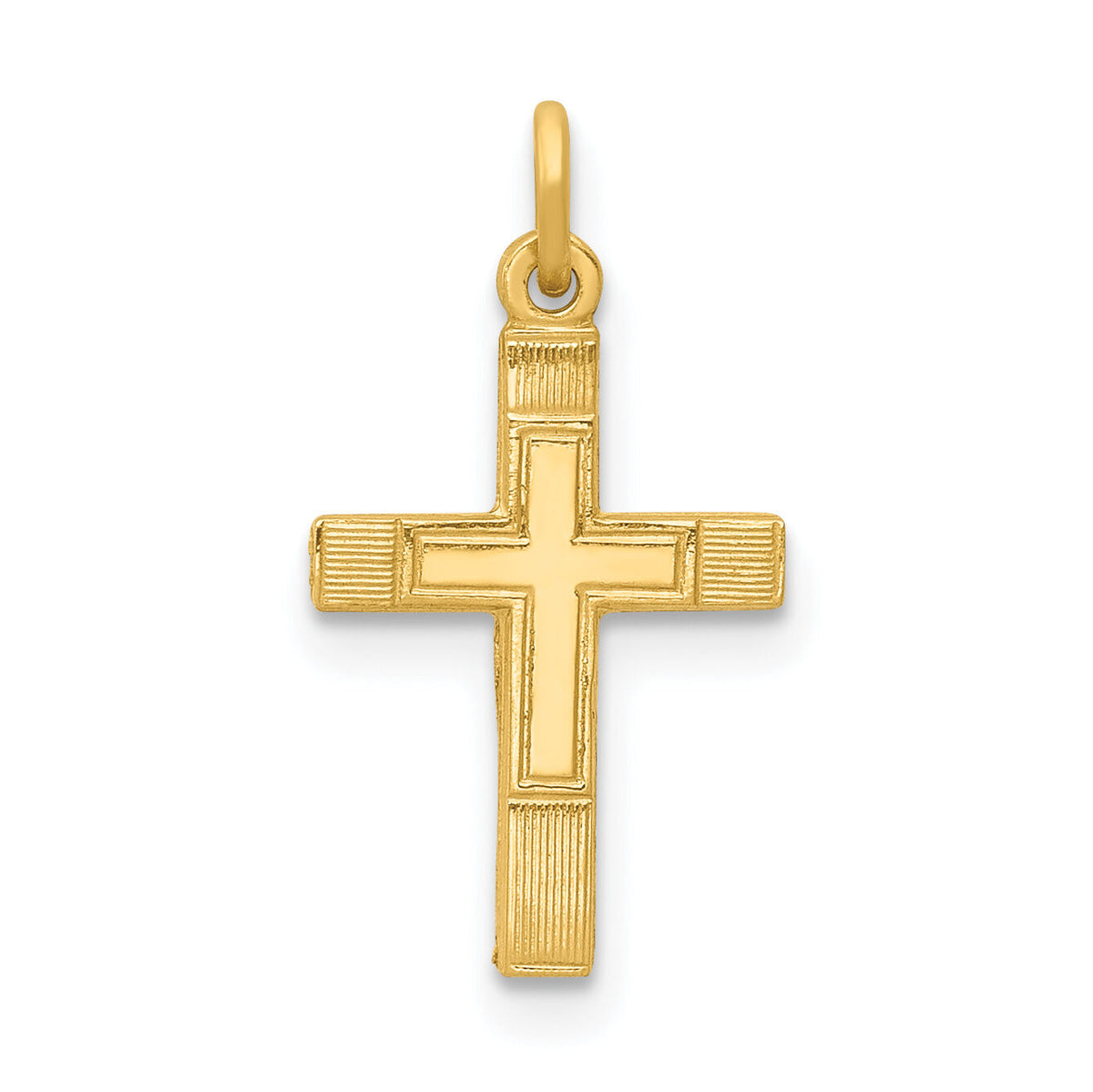 14k Small Cross Charm-XR204