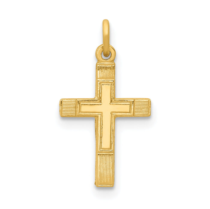 14k Small Cross Charm-XR204
