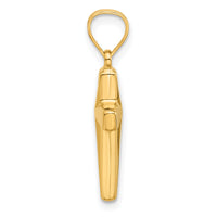 14K Polished Cross Pendant-XR2082