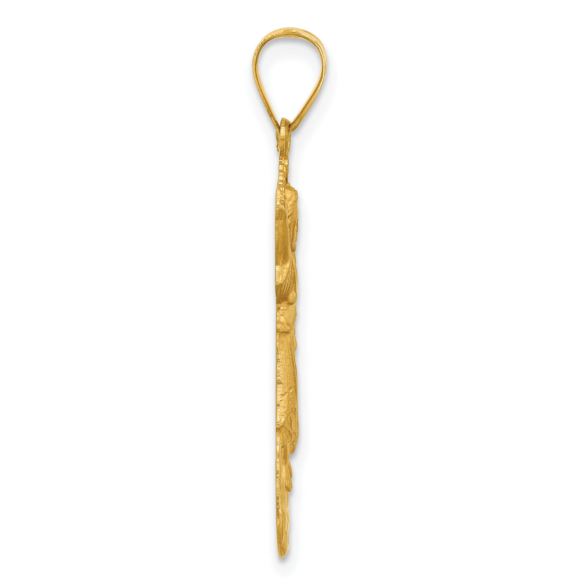 14k Hollow Divine Child Jesus Figure Charm-XR2096